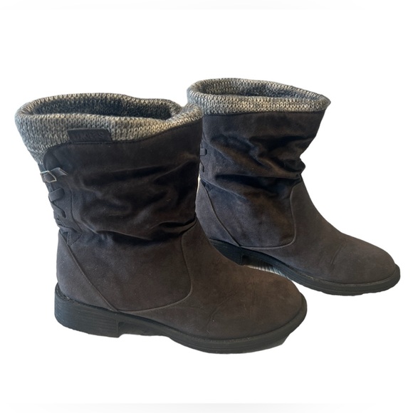 LUKEES by Muk Luks Gray Bella Bridgette Slouchy Boots size 7.5 Boho - Picture 13 of 13